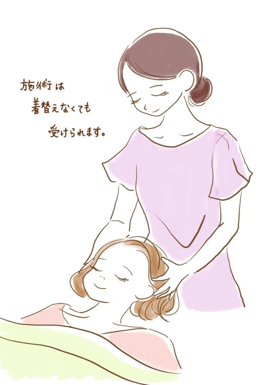 アクセスバーズ施術イメージ