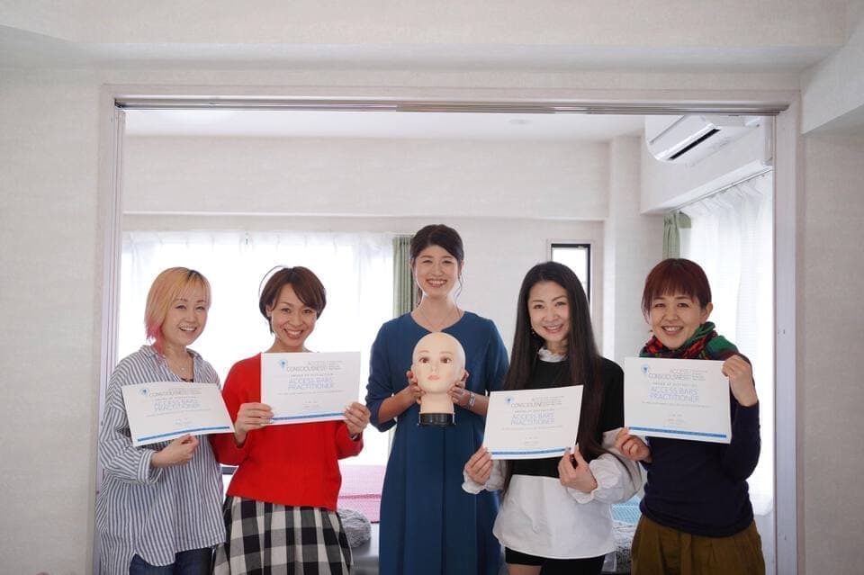 受講生同士の記念写真